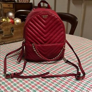 Victoria's Secret Leather Mini Backpack